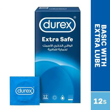 DUREX CONDOM EXTRA SAFE 12PCS
