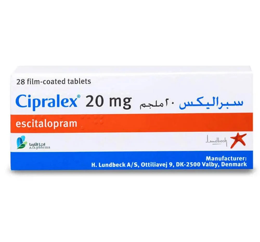 CIPRALEX 20MG 28TAB